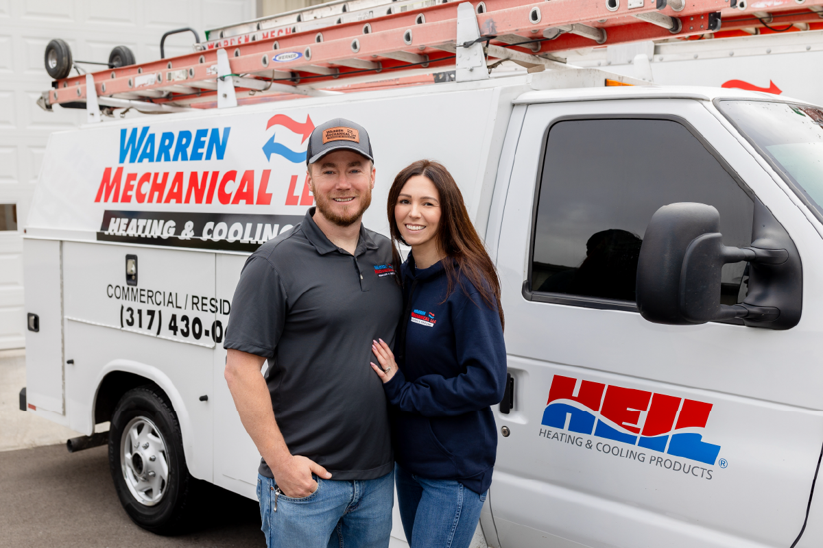 Mike and Brittany Warren, Owner of Warren Mechanical, LLC - Call us today to schedule service!